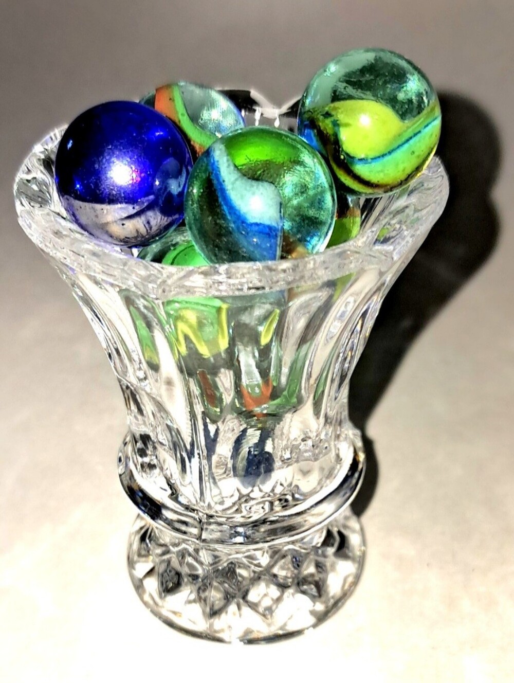 Crystal Mini Vase Flower Rings Toothpicks Romantic Timeless